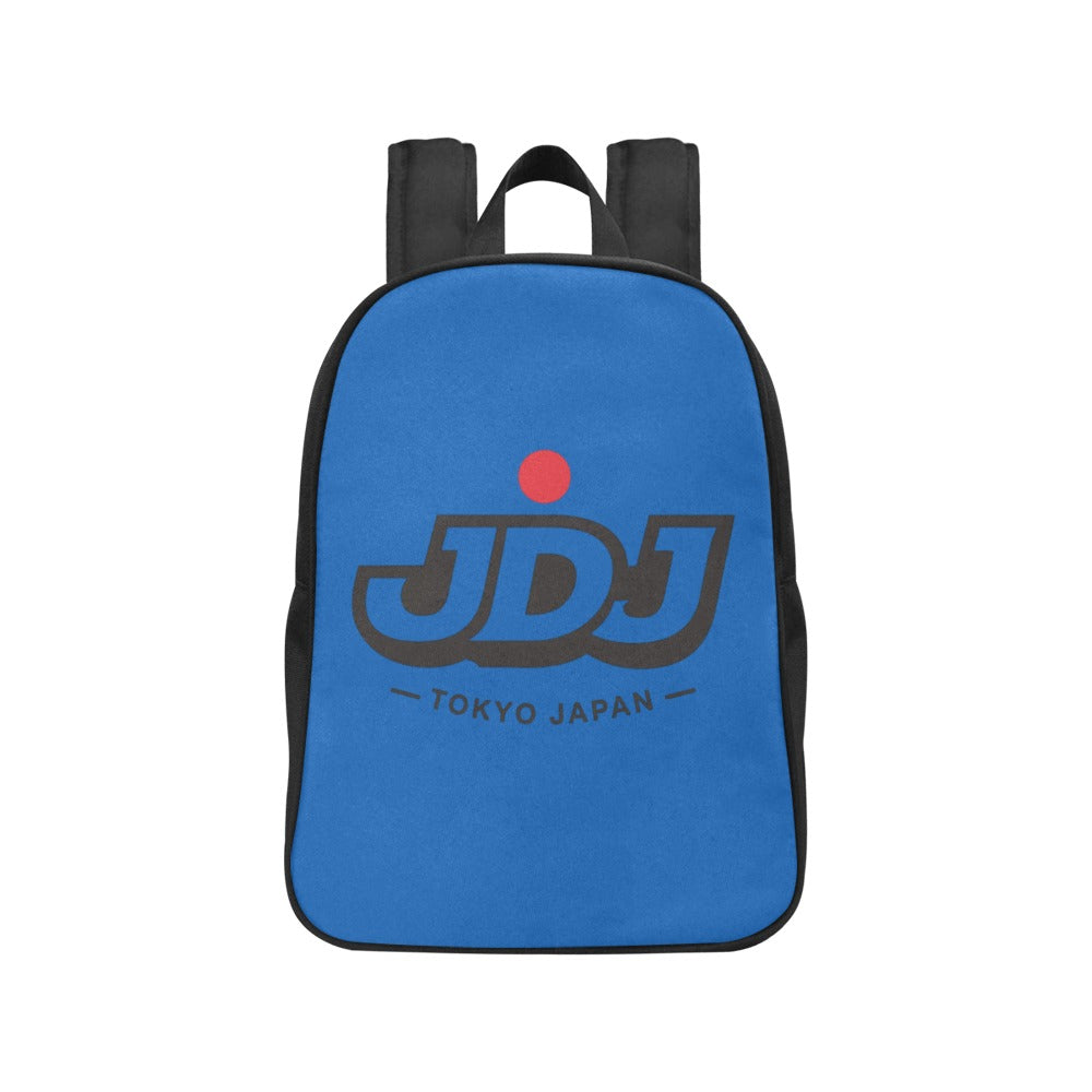 JDJ Logo Canvas Backpack Durable Cotton With Laptop Compartment