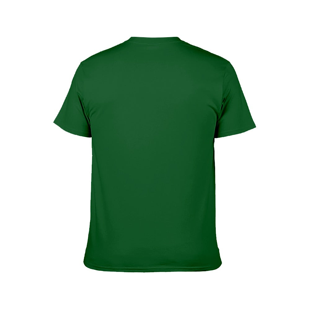 Japanese Denim Jeans Men's Short Sleeve Cotton T-Shirt - Green