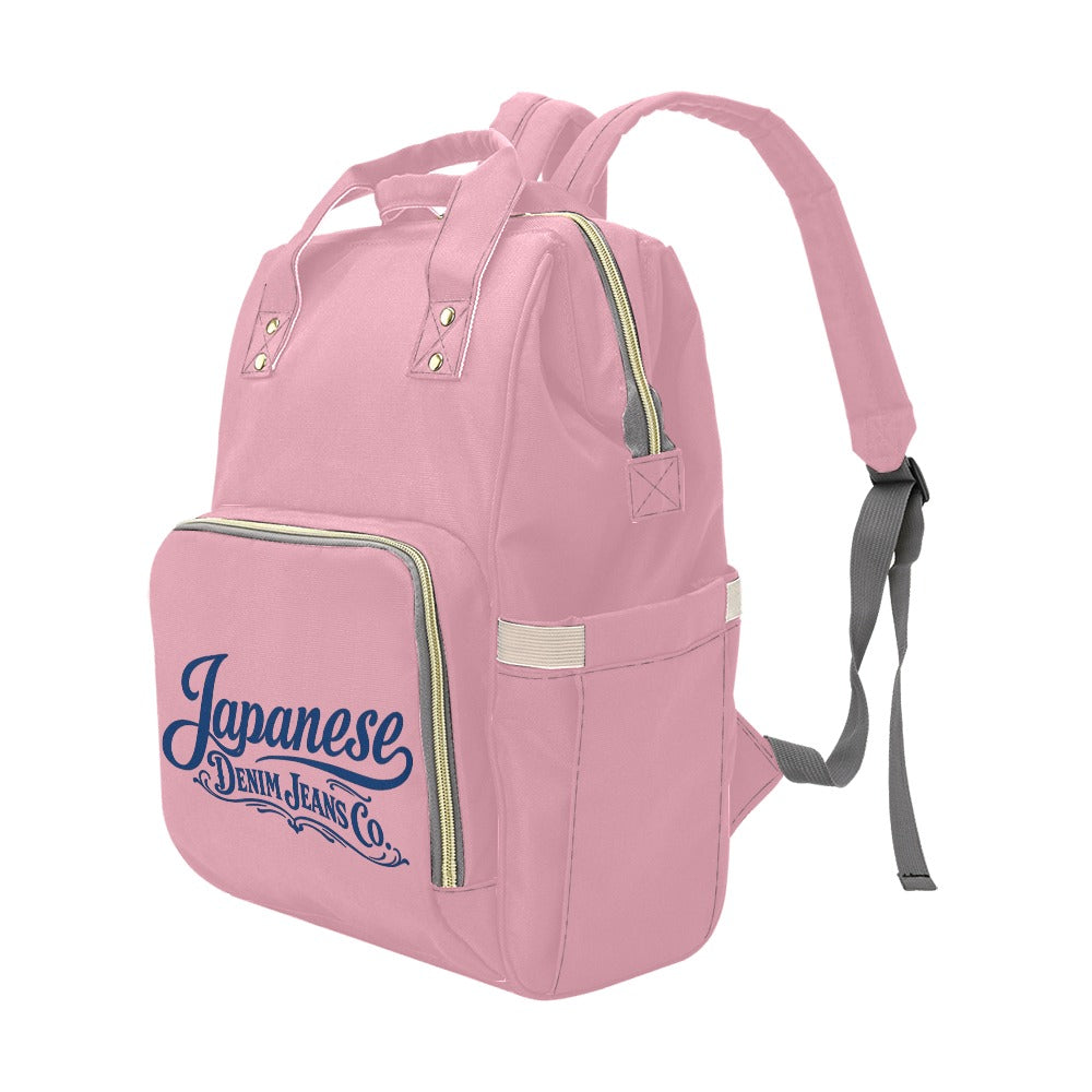 Japanese Denim Jeans Logo Backpack