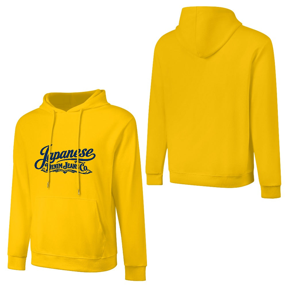 Japanese Denim Jeans Co Pure Cotton Hoodie - Yellow