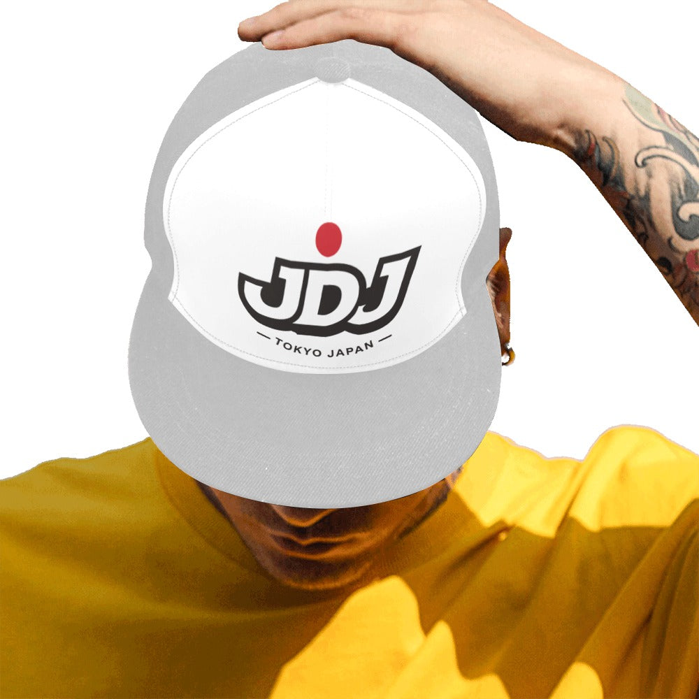 JDJ Logo Peach Suede Unisex Snapback Hat