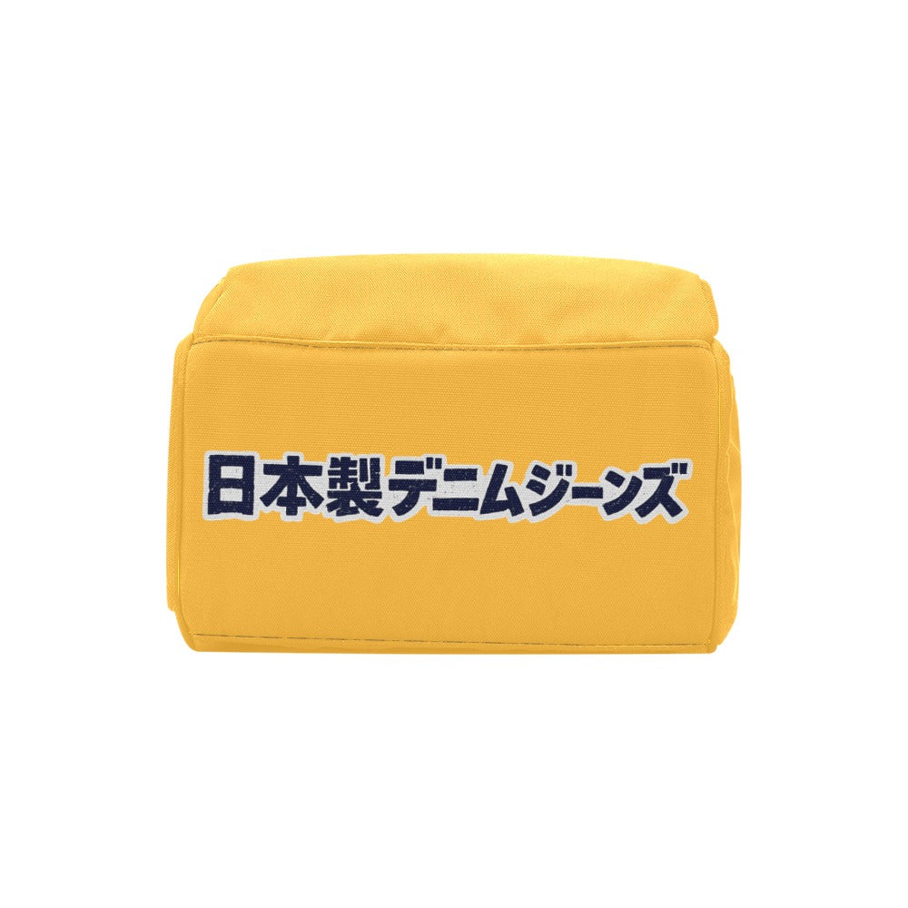 Japanese Denim Jeans Logo Backpack