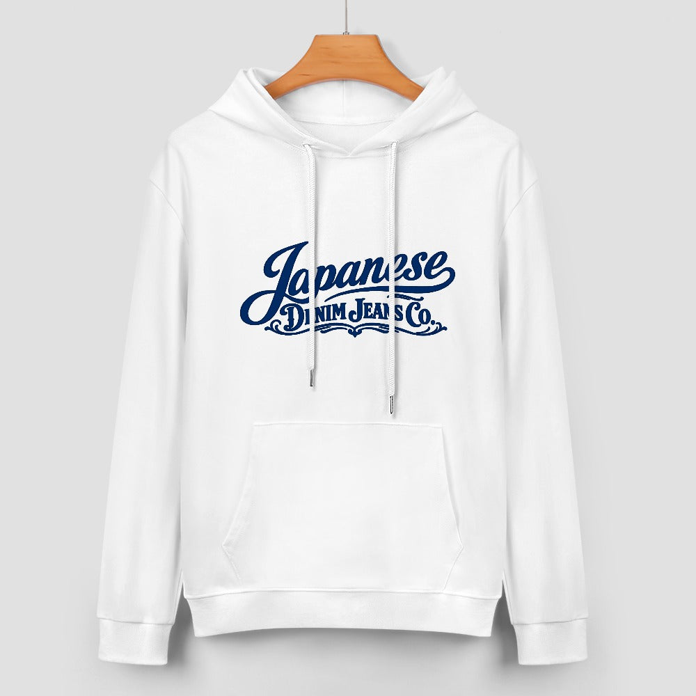 Japanese Denim Jeans Co. Pure Cotton Hoodie - White