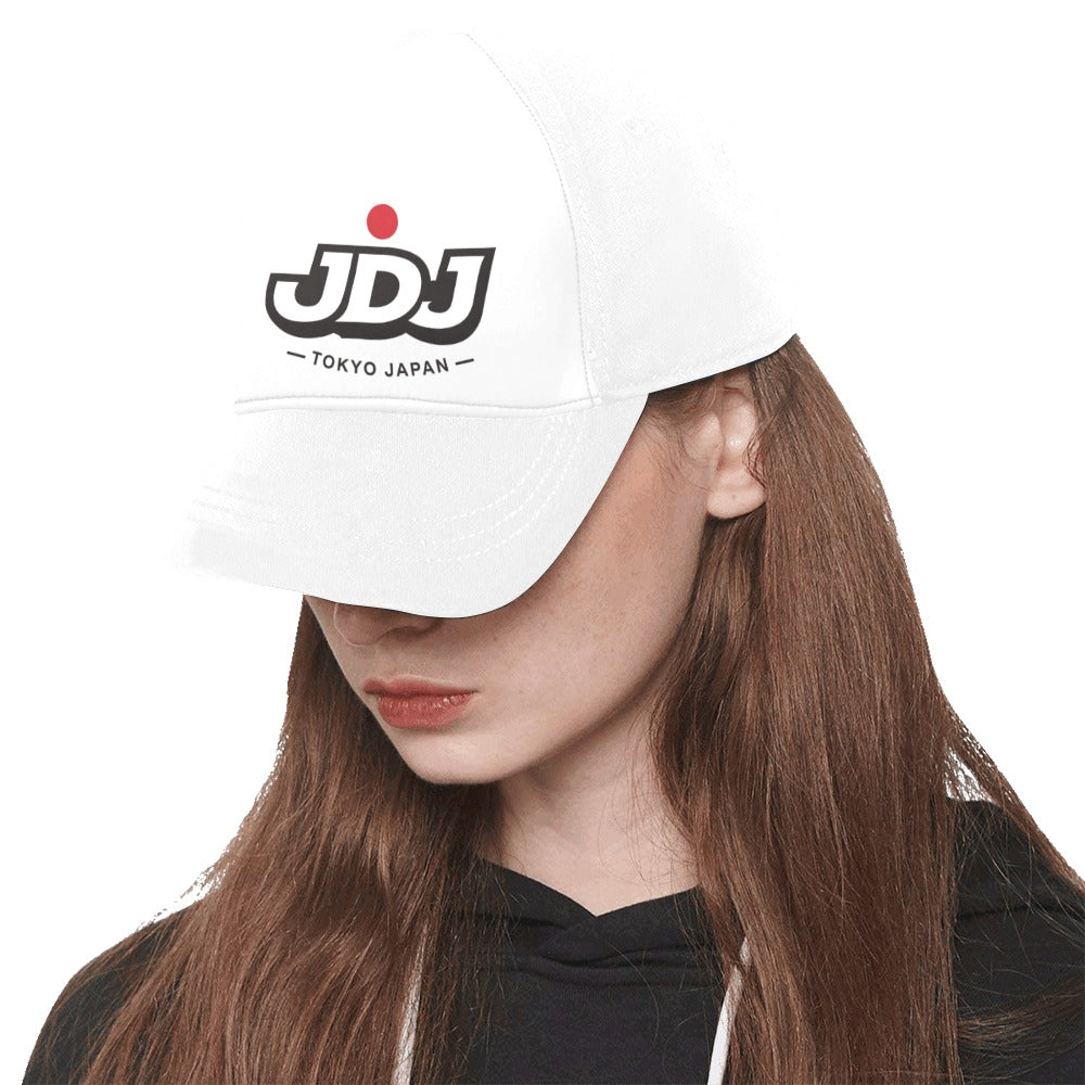 JDJ Logo Peach Suede Unisex Snapback Hat
