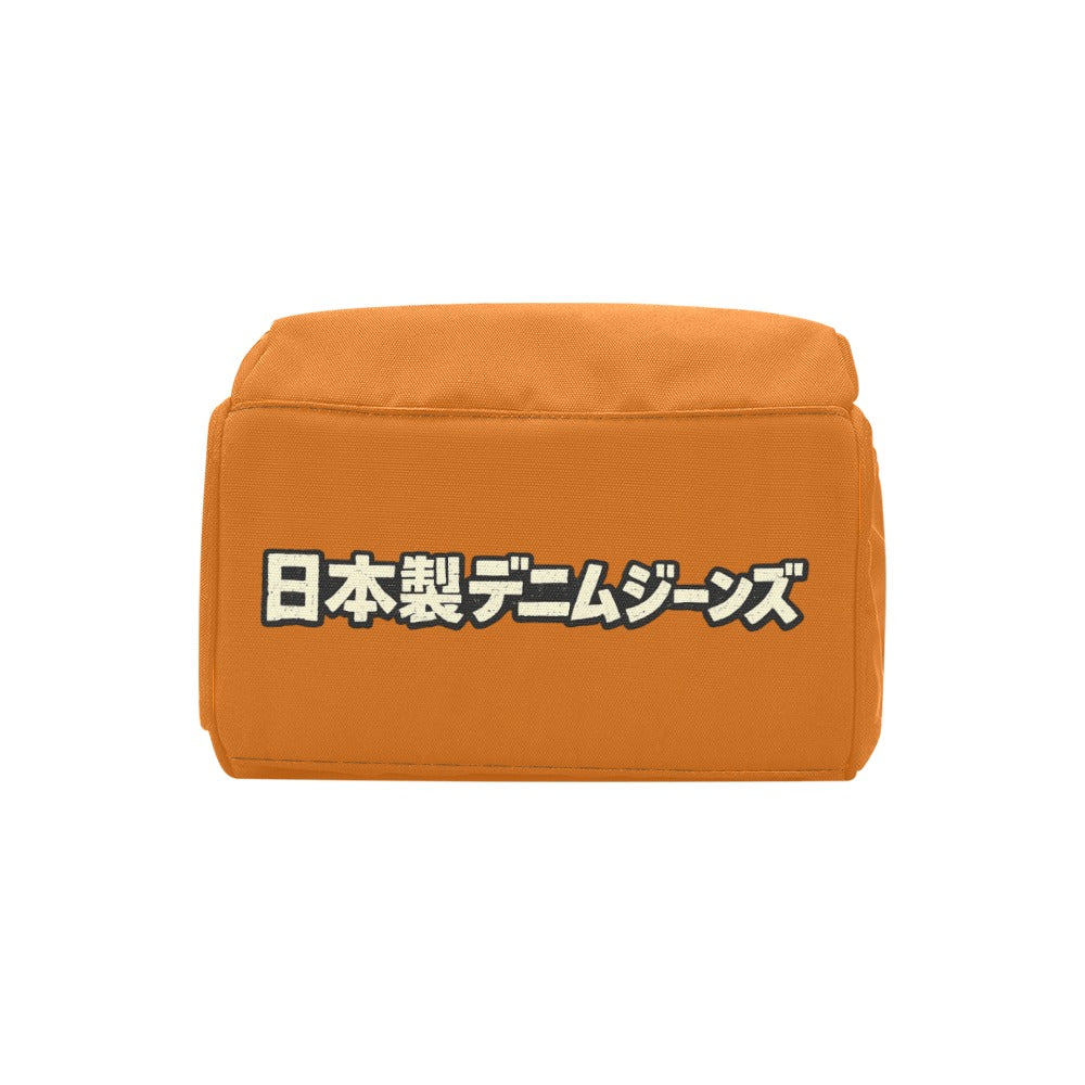 Japanese Denim Jeans Logo Backpack