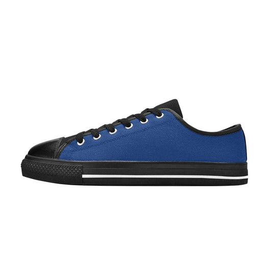 Men's Canvas Low Top Shoes - Dark Blue