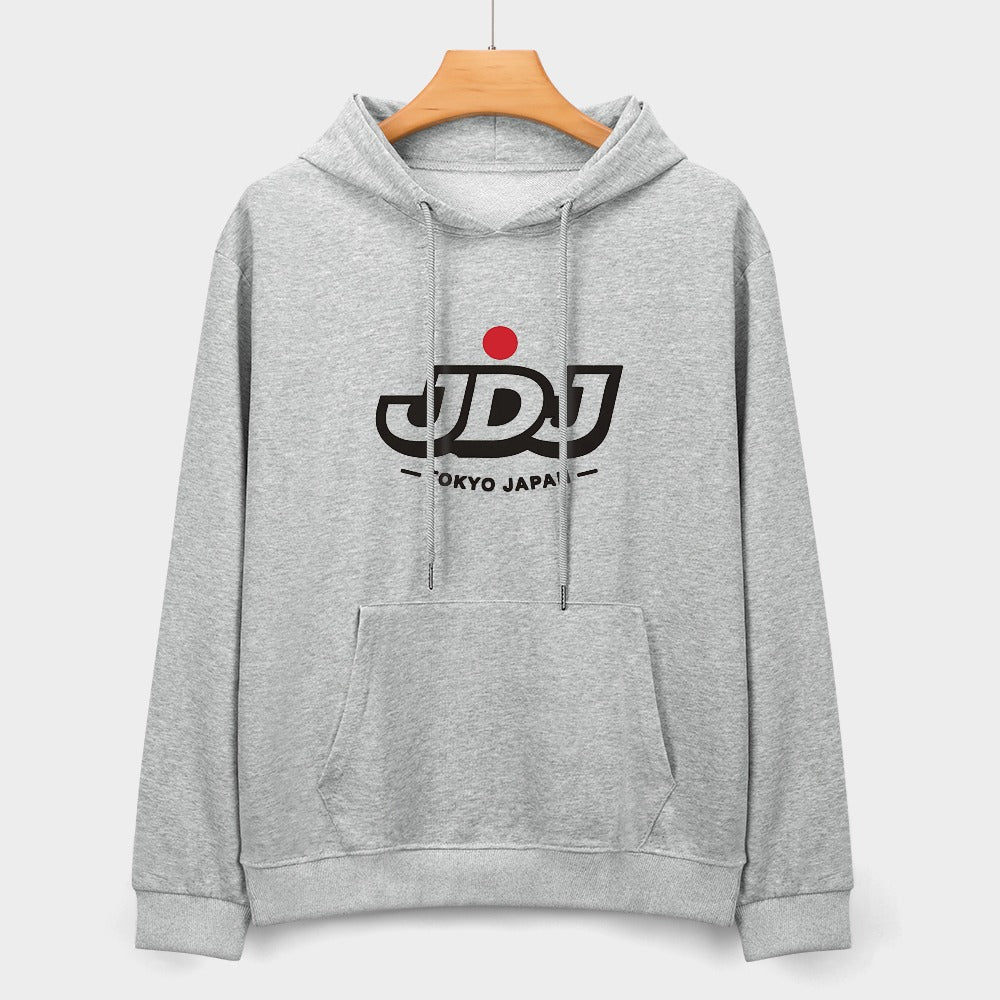 JDJ Tokyo Logo Pure Cotton Hoodie - Gray