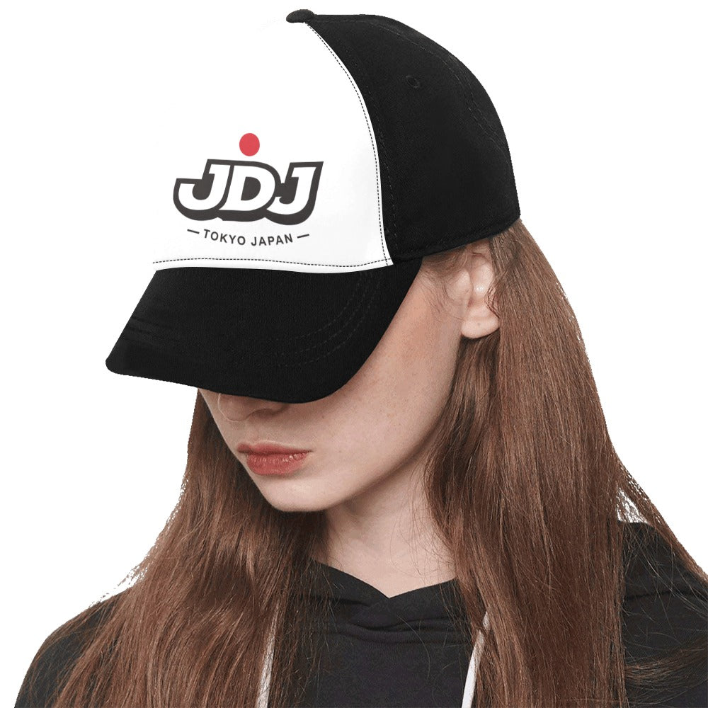 JDJ Logo Peach Suede Unisex Snapback Hat