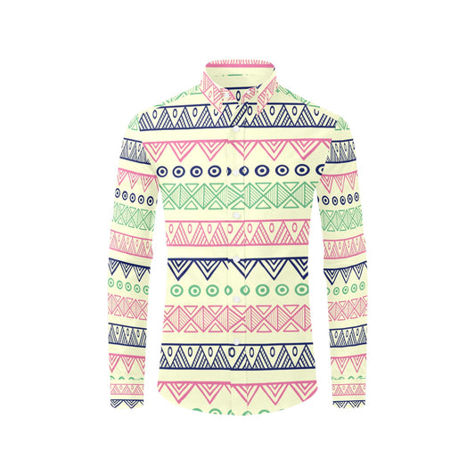 The New Mexico Pattern Men's All Over Print Long Sleeve Shirt