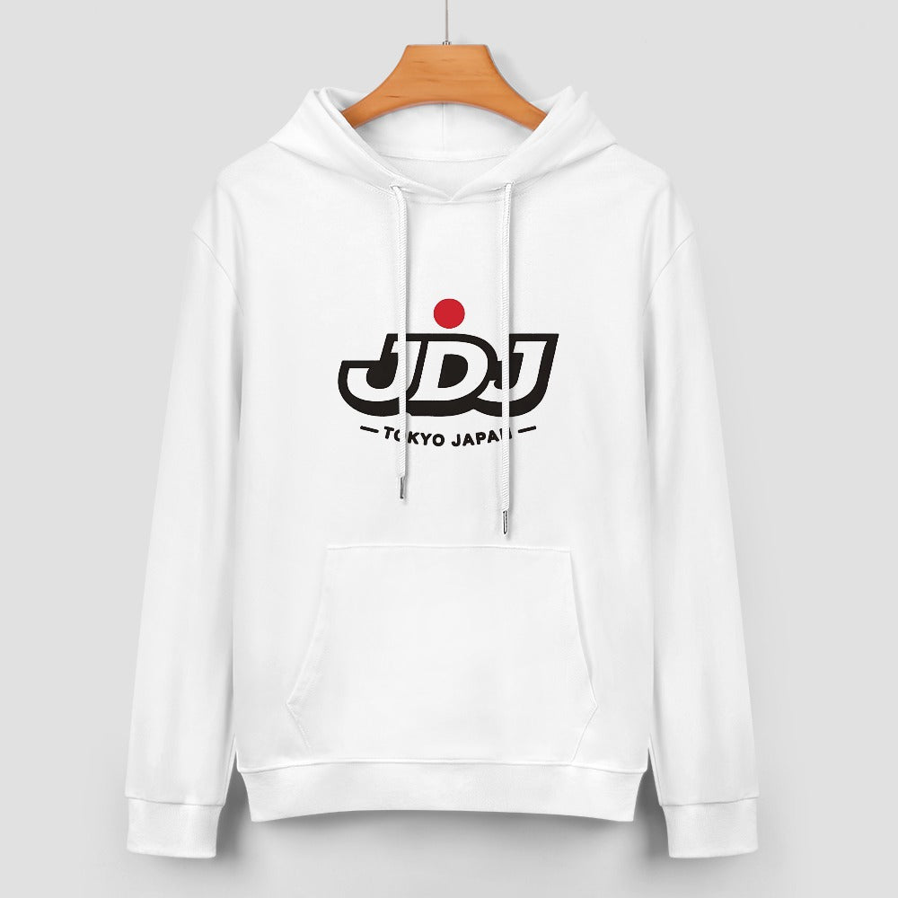 JDJ Tokyo Logo Pure Cotton Hoodie White