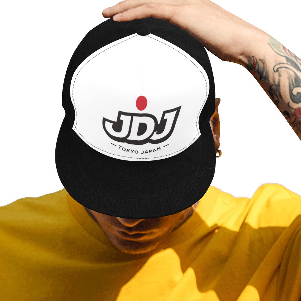 JDJ Logo Peach Suede Unisex Snapback Hat