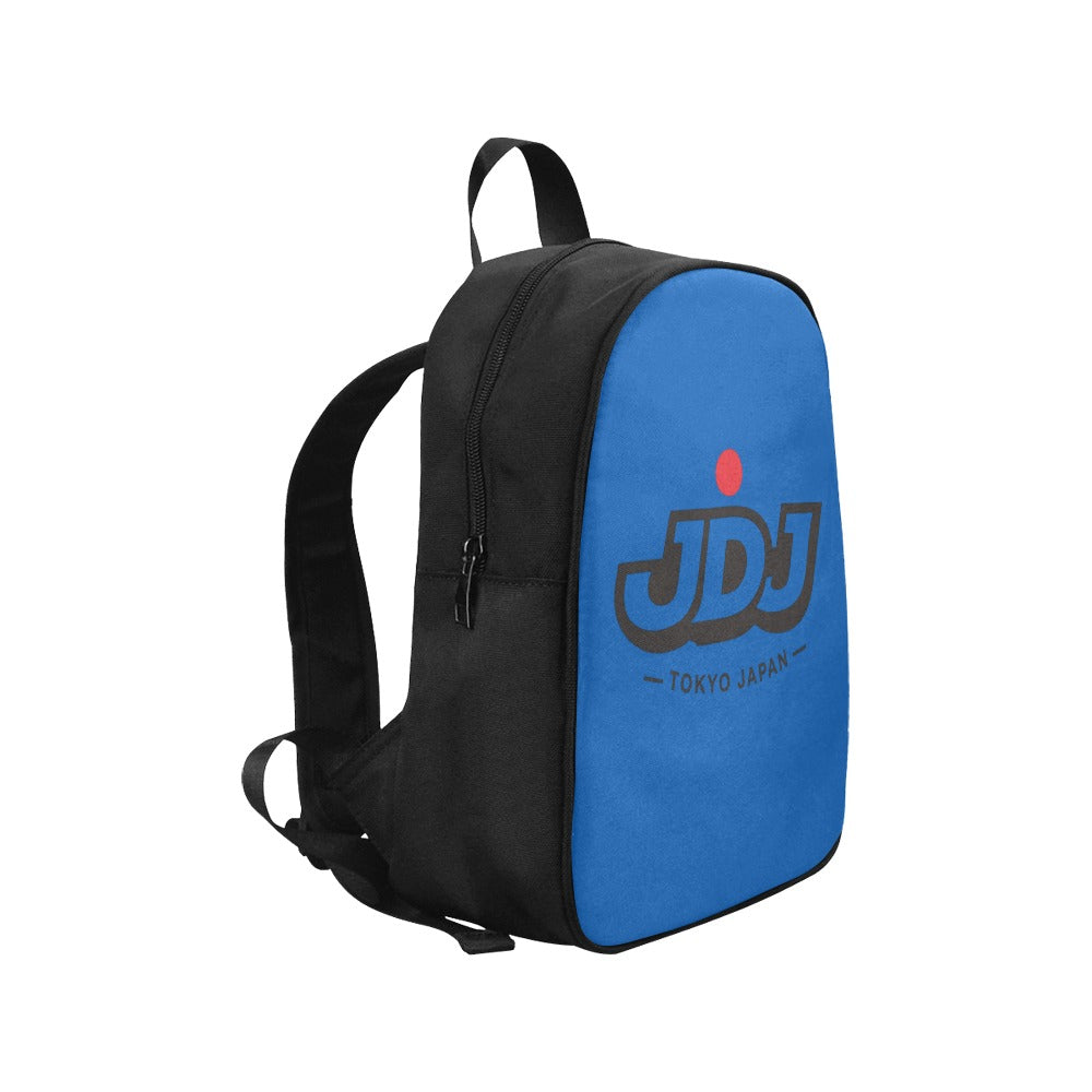 JDJ Logo Canvas Backpack Durable Cotton With Laptop Compartment