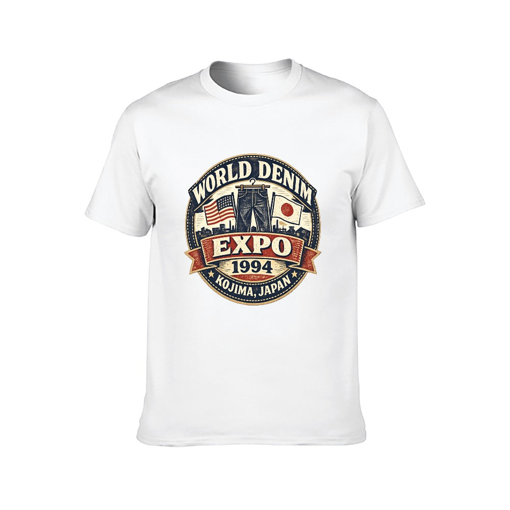 World Denim Expo 1994 Short Sleeve Cotton T-Shirt - White